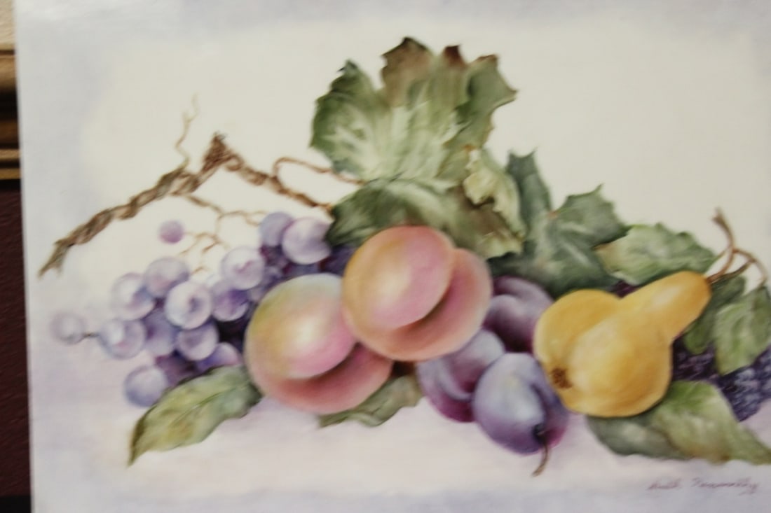 A Signed Ruth Kennedy Porcelain Plaque - 7