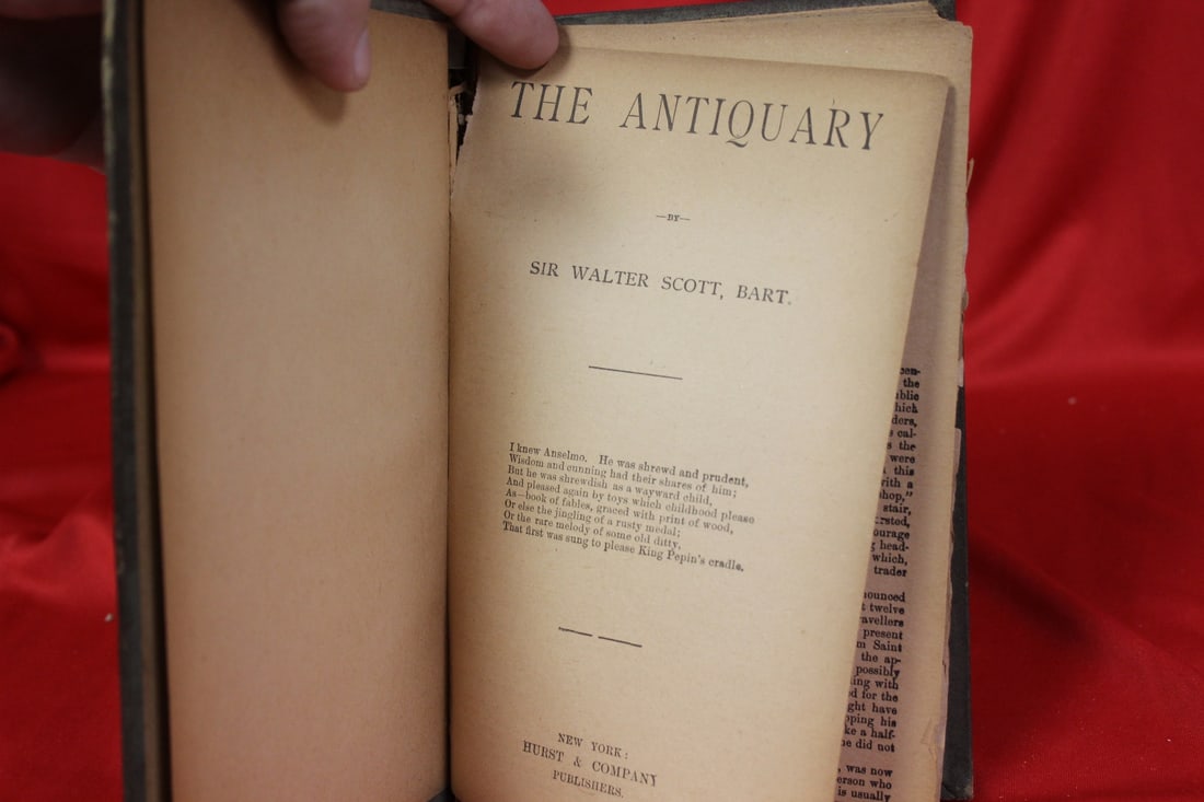 Hardcover Book - Arlington Edition Antiguary - 2