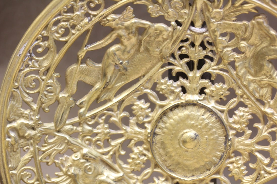 Gilt Gold Bronze Plate - 4