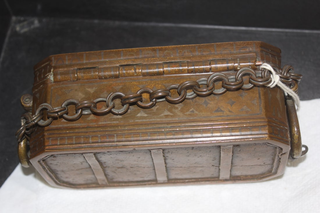 Bronze Betel Nut Box - 12