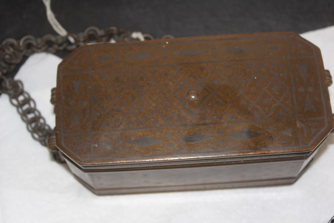 Bronze Betel Nut Box - 2