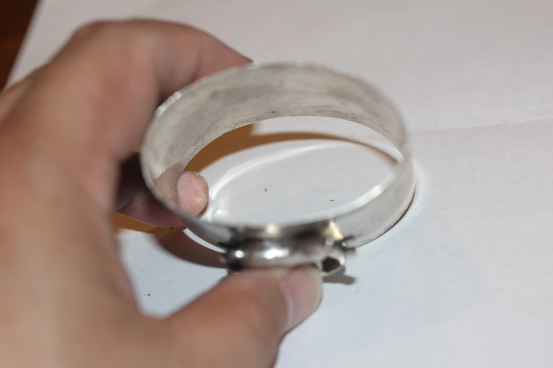 Rare Embossed Sterling Horse Napkin Ring - 2