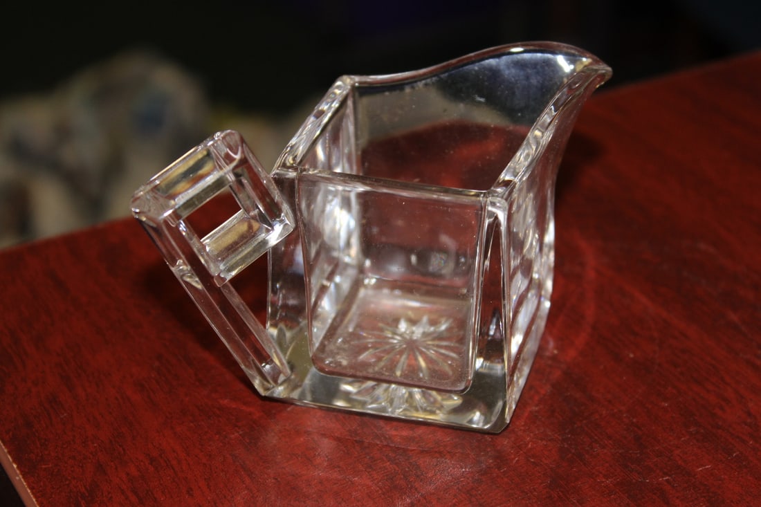 A Cut Glass Modern Style Creamer? - 3