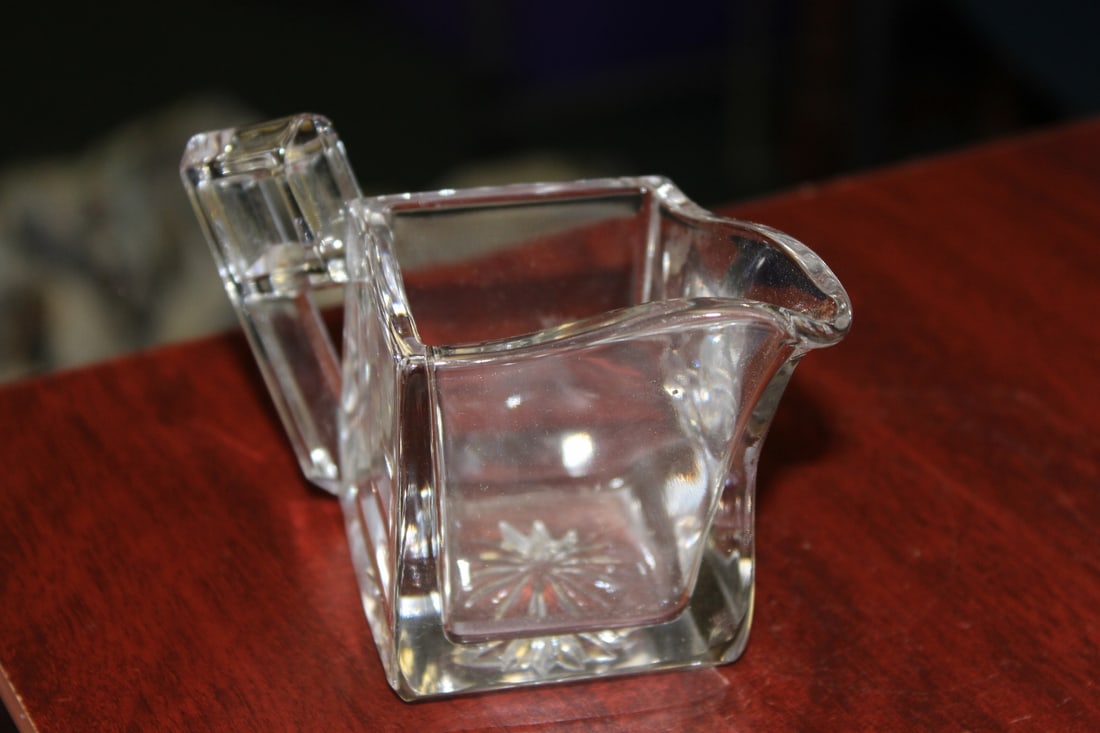 A Cut Glass Modern Style Creamer? - 4