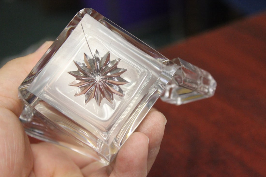 A Cut Glass Modern Style Creamer? - 6