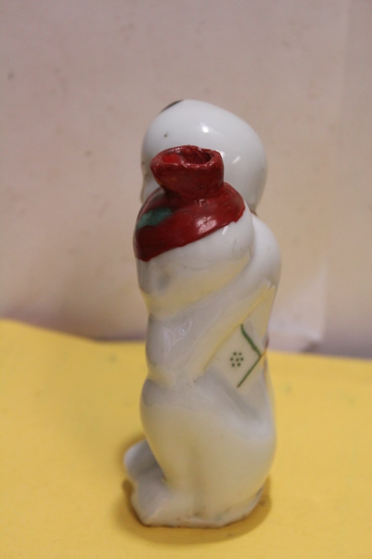 An Antique Chinese Ceramic Boy with Jug Figure - 4