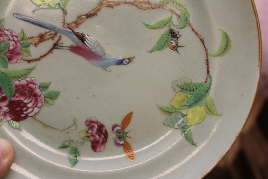 Chinese Celadon Plate - 4
