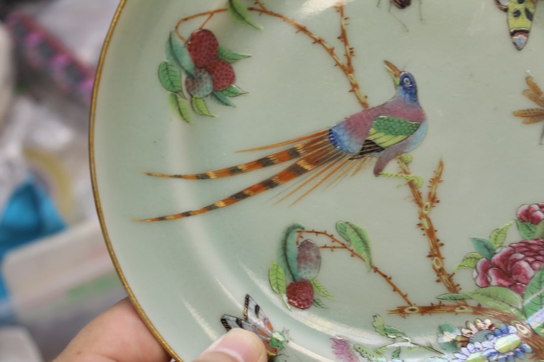 Chinese Celadon Plate - 4