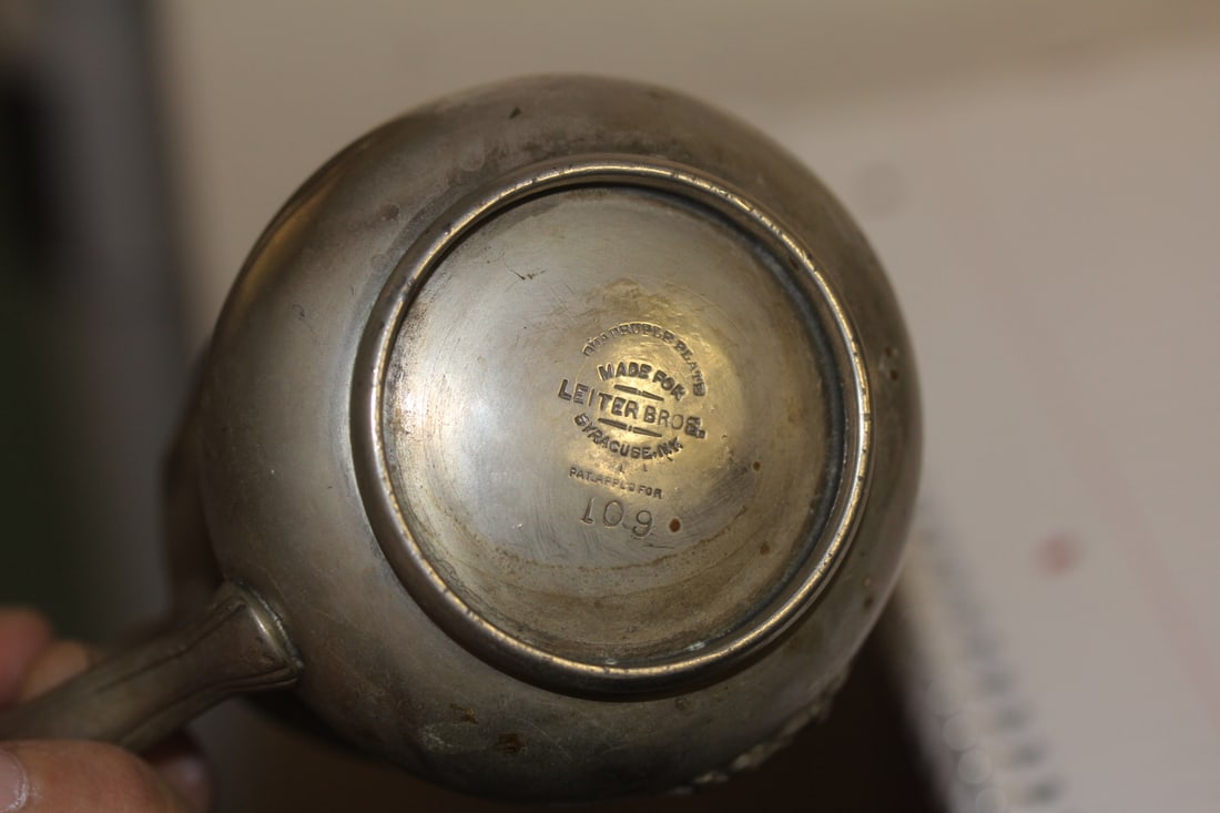 Ornate Silverplate Cup - 5