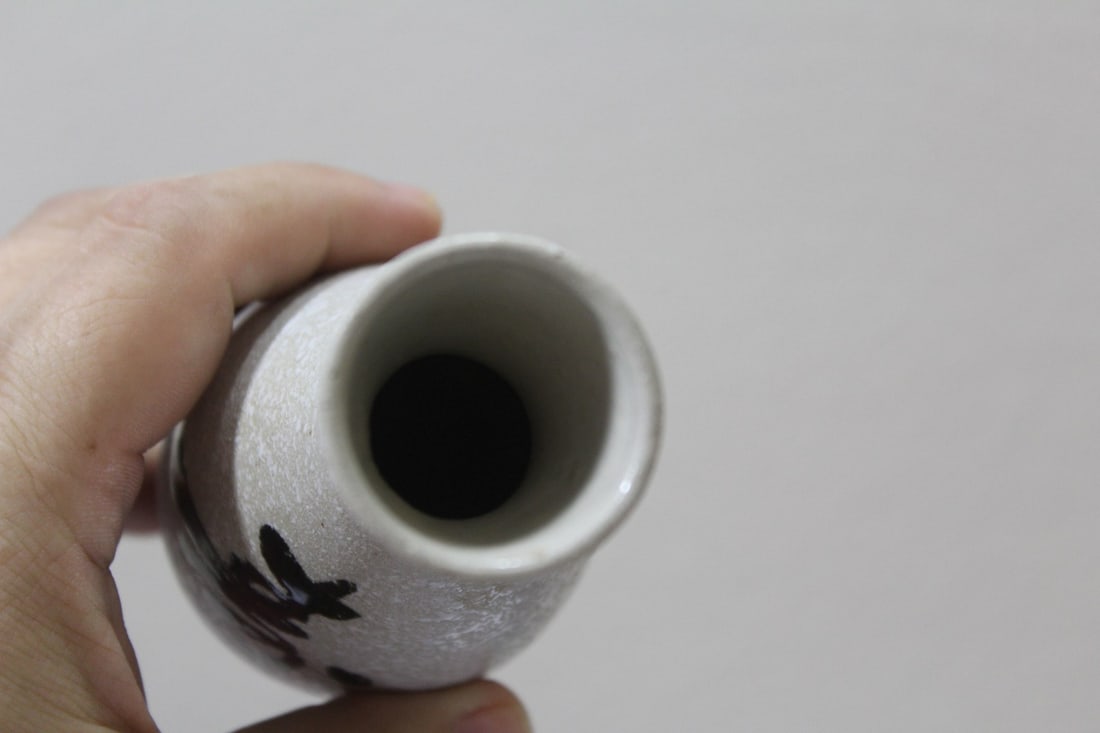 A Japanese Ceramic Wine Bottle - 8