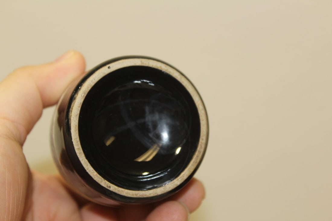 A Japanese Ceramic Wine Bottle - 9