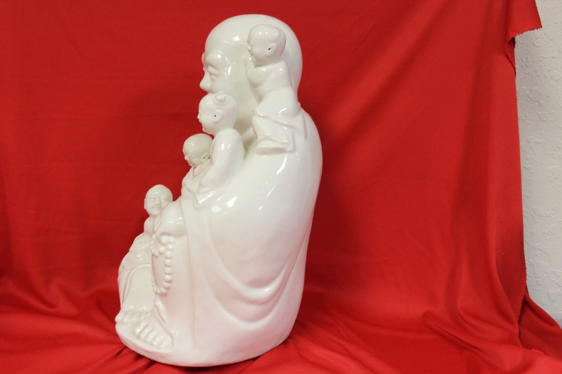 A Chinese Blanc de Chine Buddha - 7