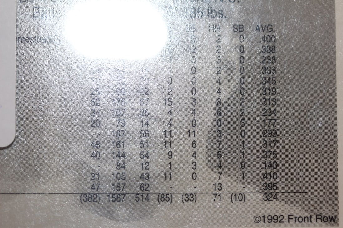 Graded 1992 Front Row Buck Leonard - 3