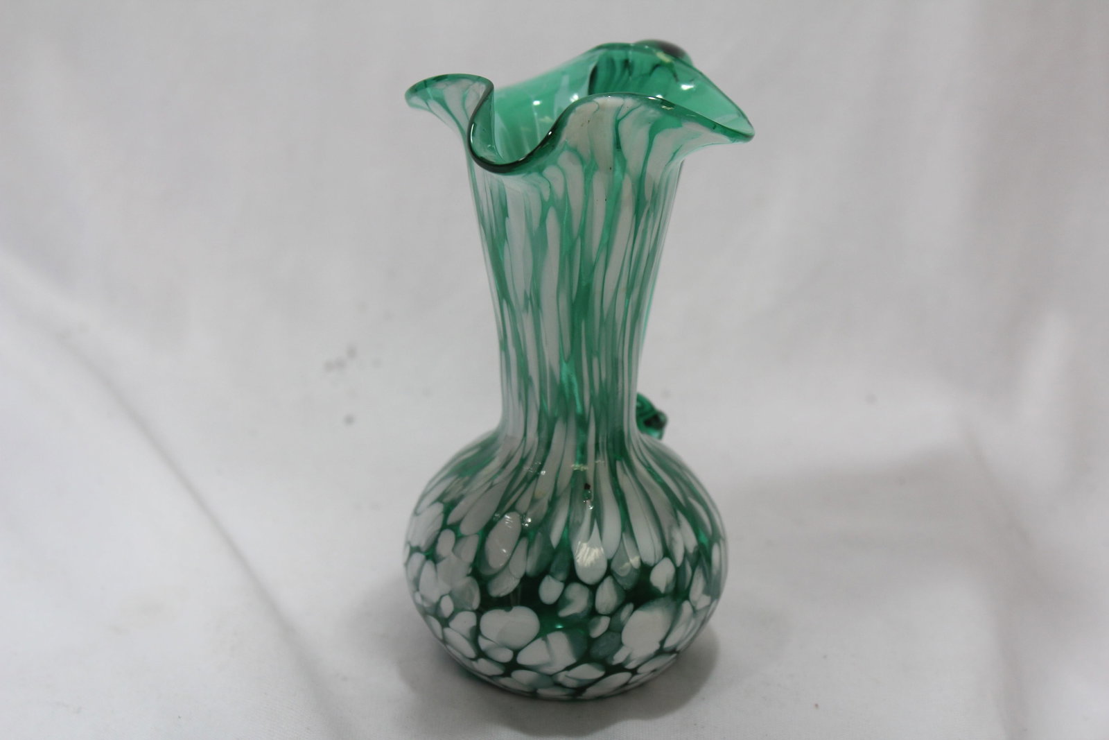 Blown Art Glass Ewer - 2
