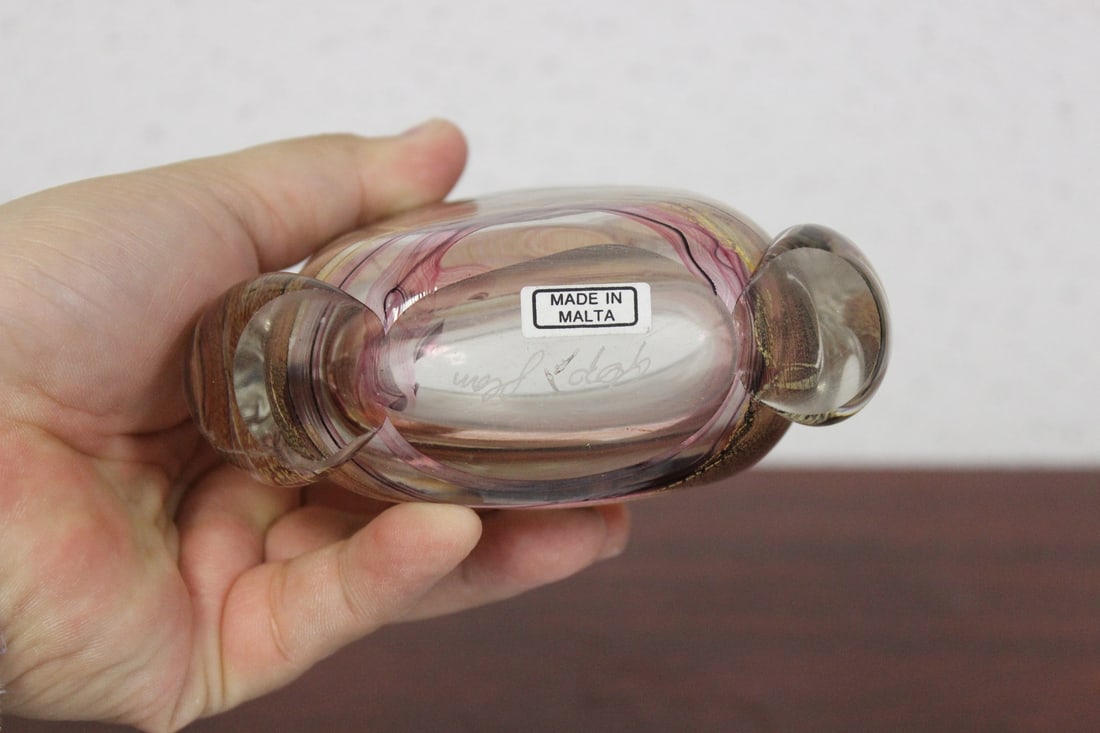A Signed Gozo Pop Art Glass - 4