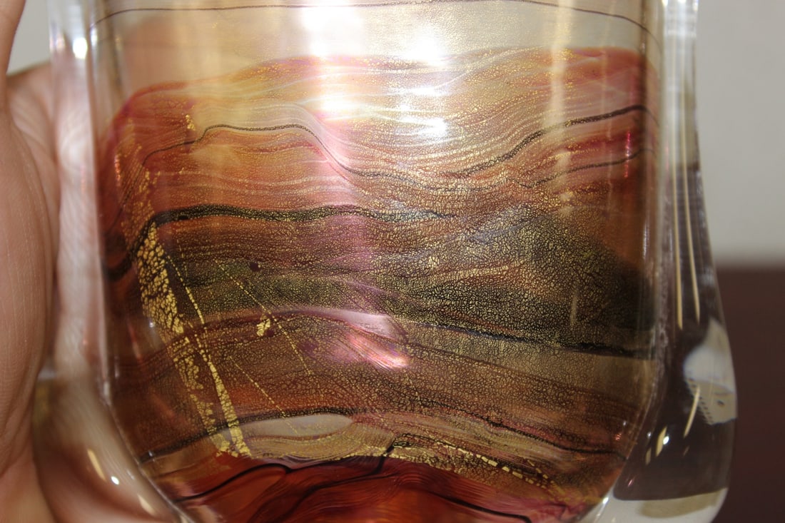 A Signed Gozo Pop Art Glass - 6