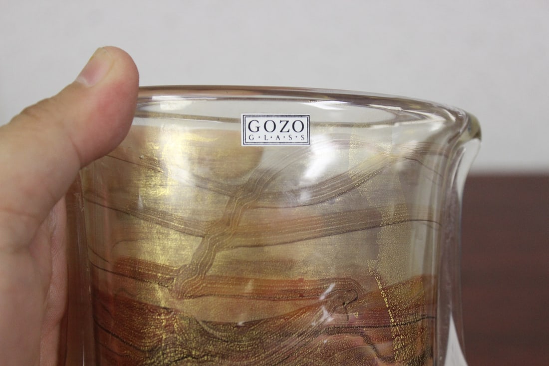A Signed Gozo Pop Art Glass - 7