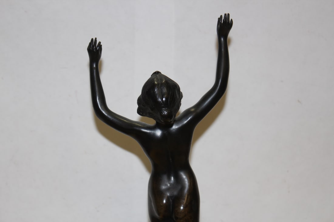 A Garanti Bronze Nude Statue - 8
