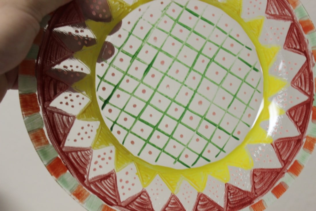A Hand Painted Plate - 4