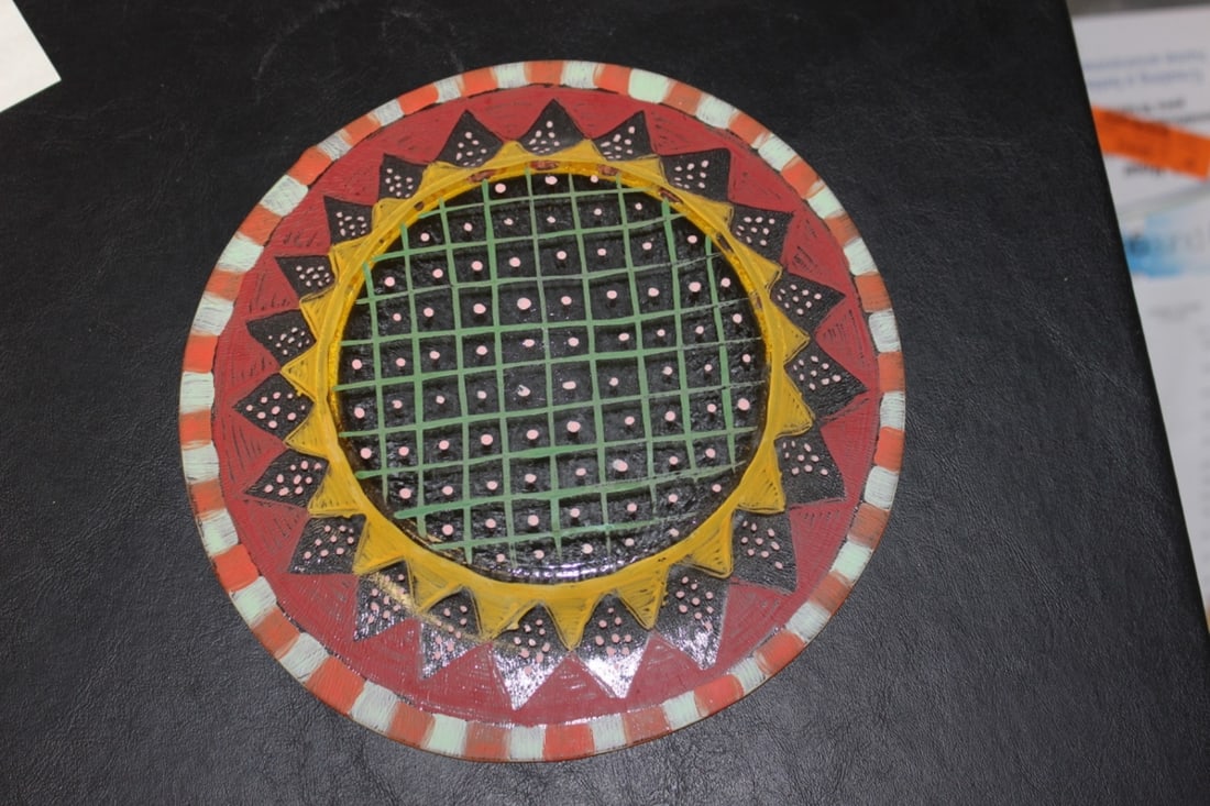 A Hand Painted Plate - 5