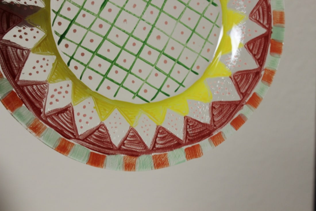 A Hand Painted Plate - 6