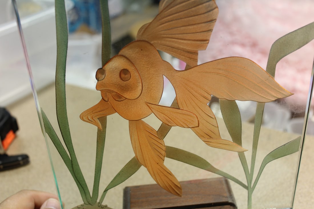 Signed Ann Booth Art Glass Sculpture - 4