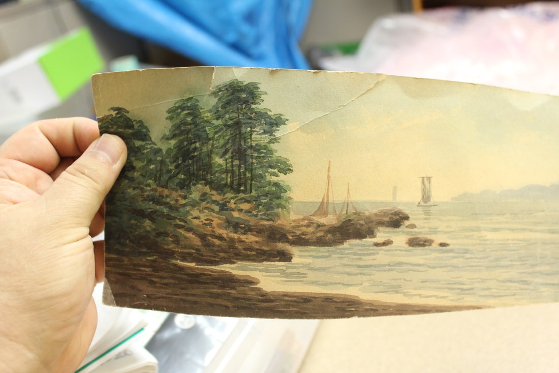 Antique Watercolour on Paper Painting - 2