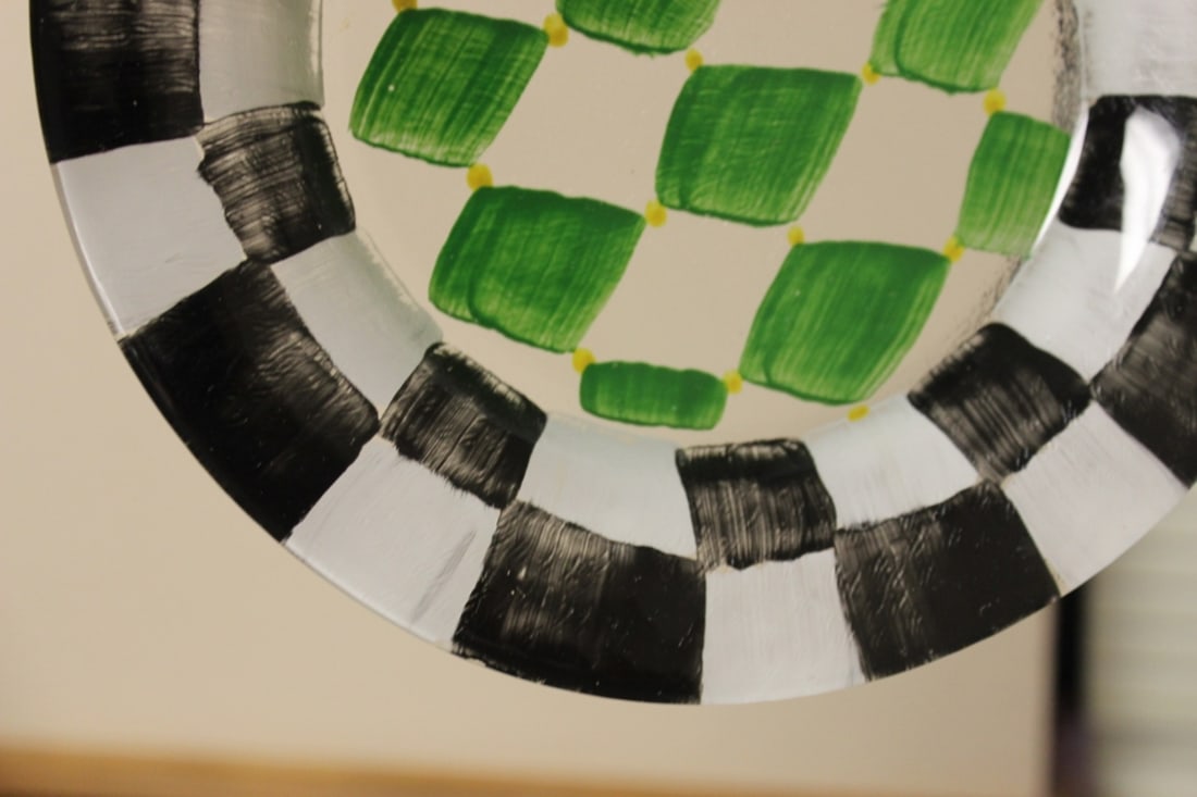 A Hand Painted Plate - 8
