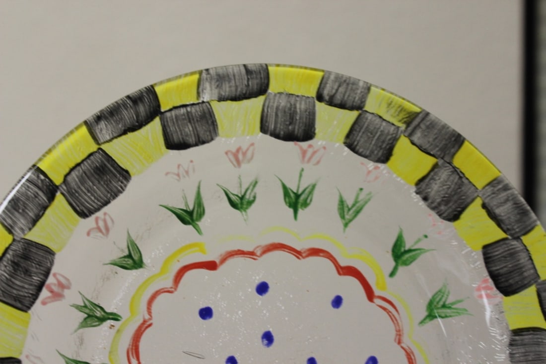 A Hand Painted Plate - 2
