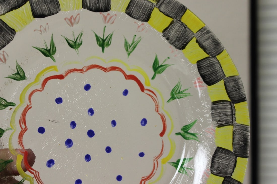A Hand Painted Plate - 3