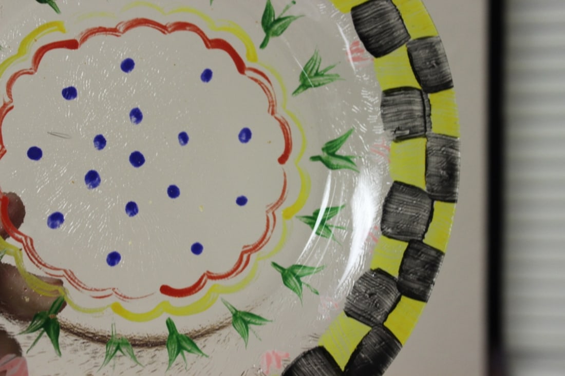 A Hand Painted Plate - 4
