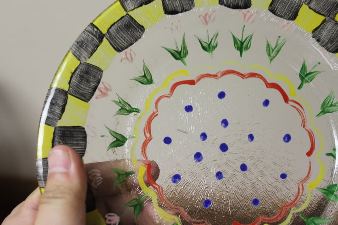 A Hand Painted Plate - 6