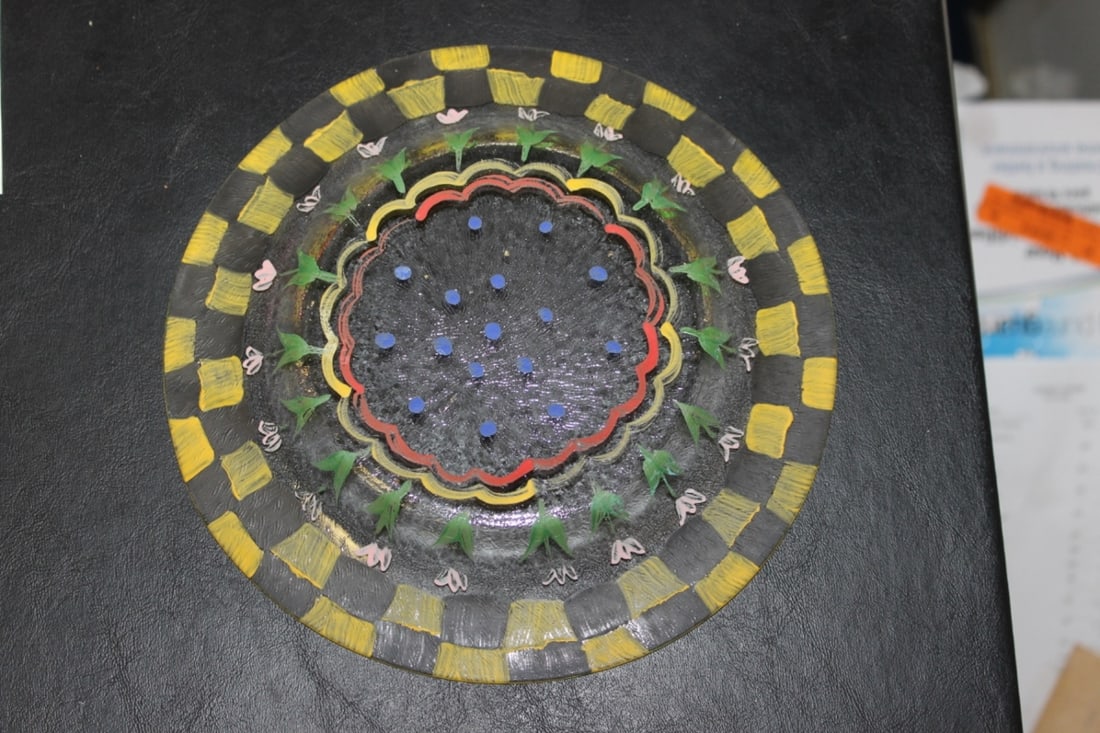 A Hand Painted Plate - 8
