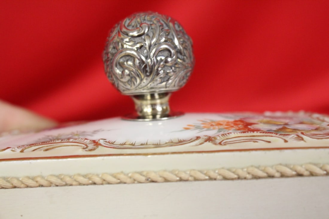 A Desk Set With Sterling Knob - 7