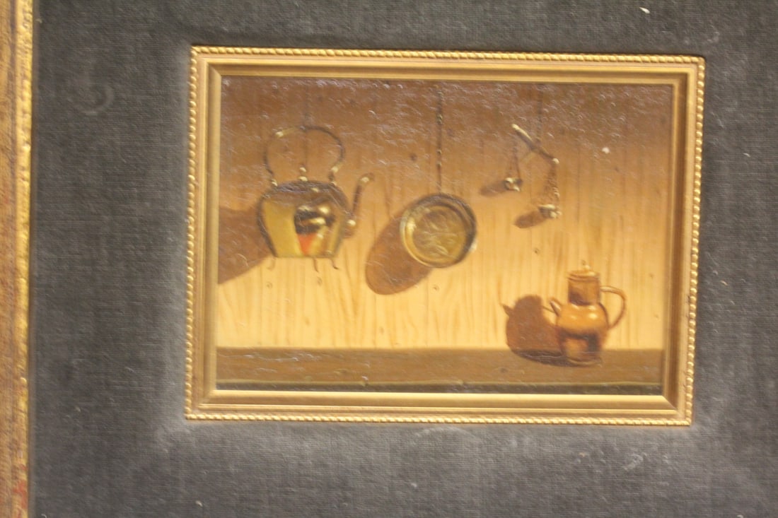 Signed Oil on Board Still Life (1 of 5)