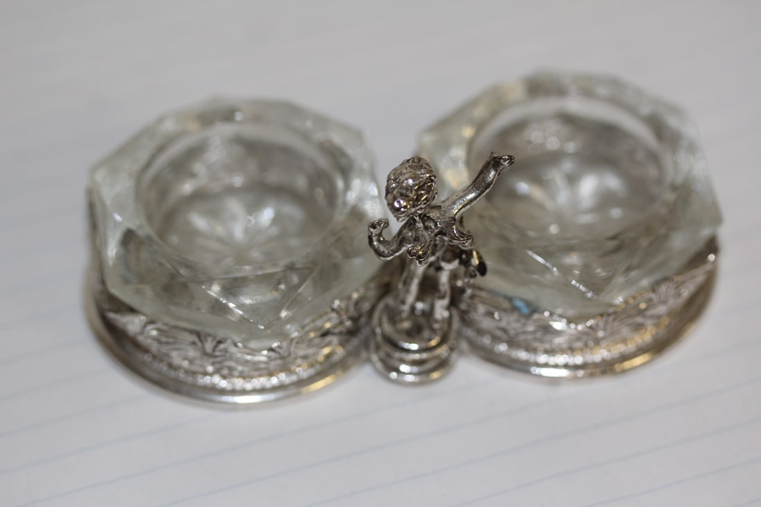 Silverplate Salt Container - 4