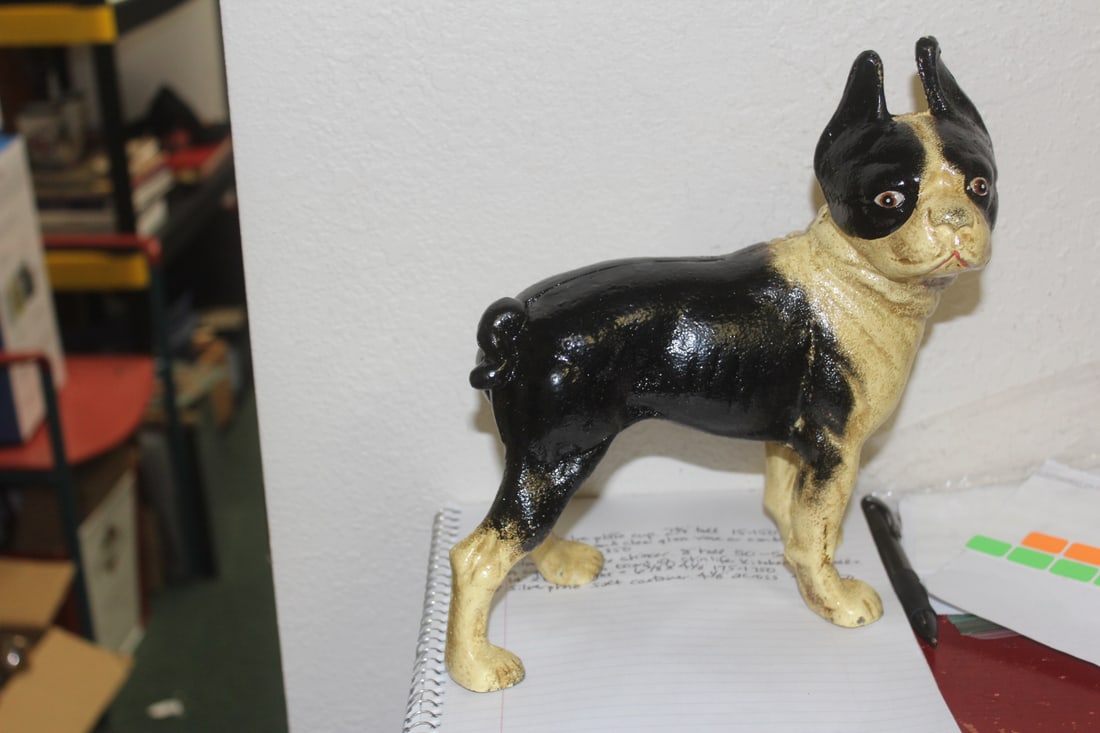 Cast Iron Dog Bank - 2