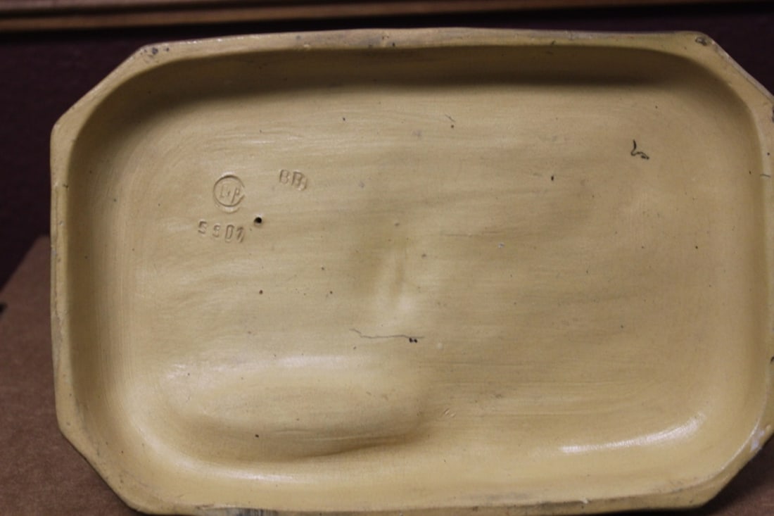 A Signed Pottery Figurine - 8