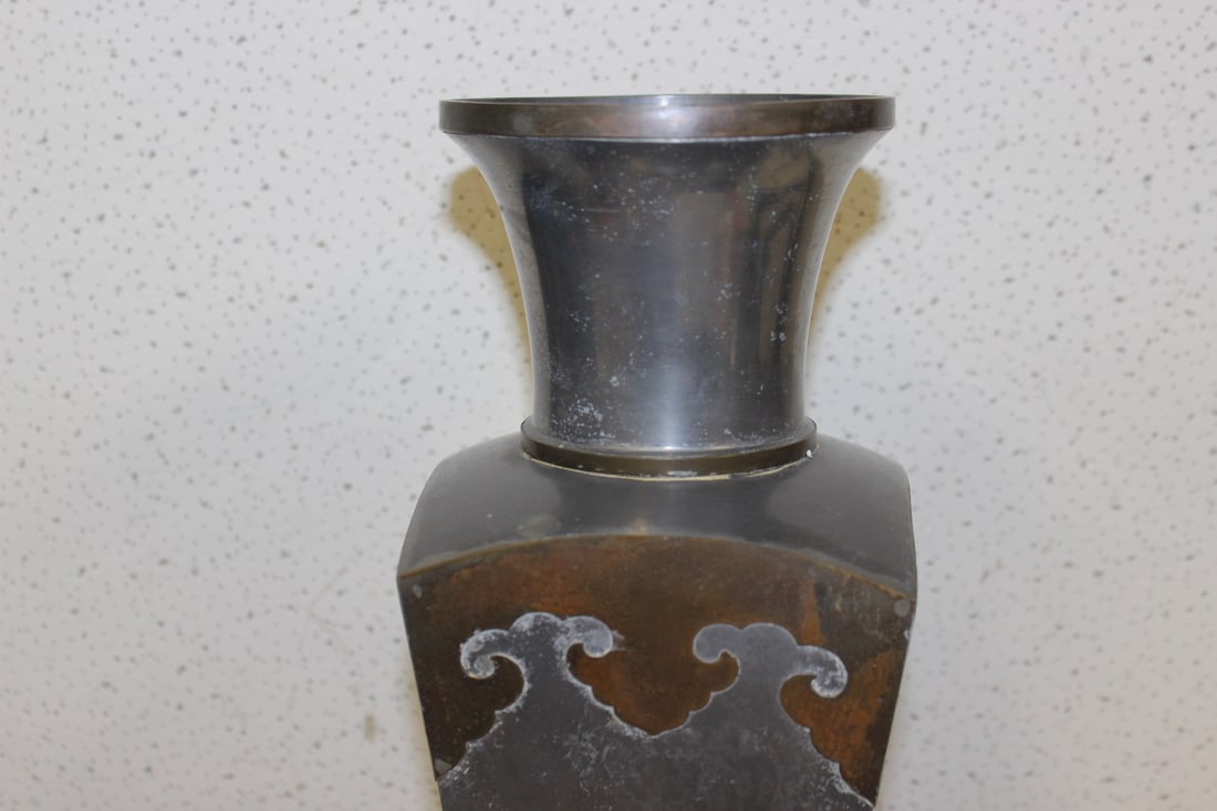 A Chinese Pewter Vase - 2