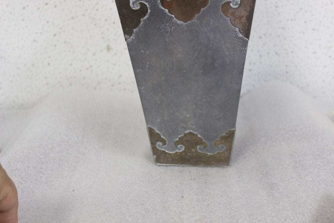 A Chinese Pewter Vase - 4