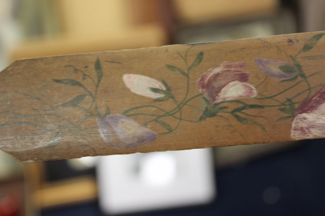 A Vintage Wooden Spatula or Letter Opener - 6
