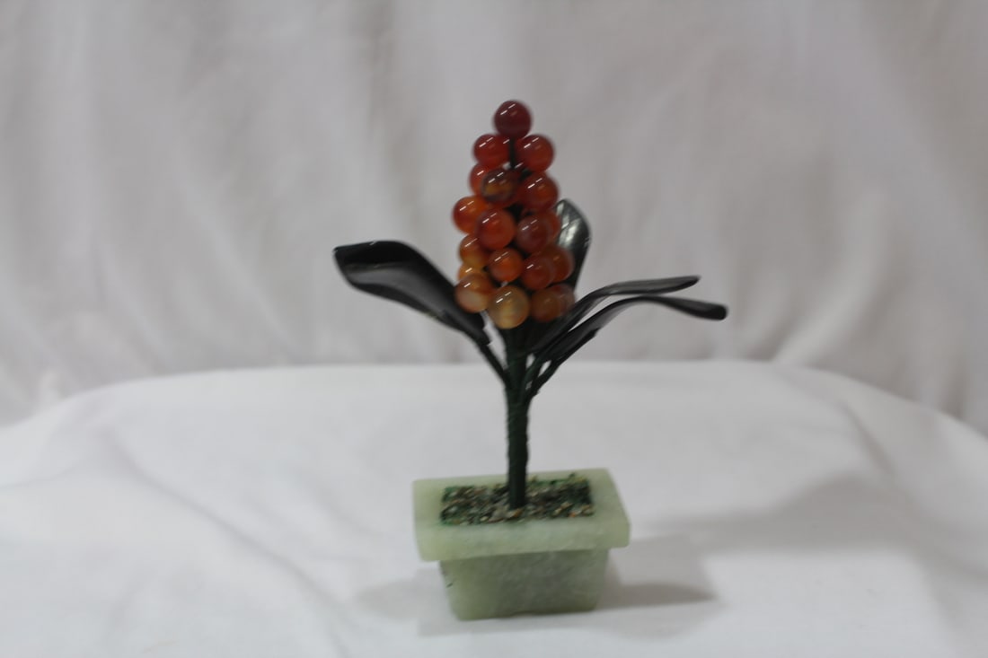 A Jade Tree: 5 1/8" tall