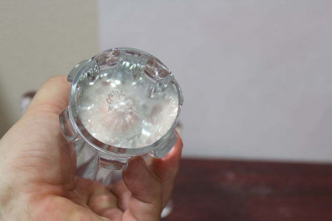 A Cofrac Art Verrier Crystal Vase - 6
