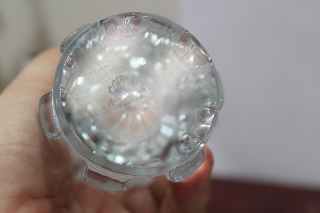 A Cofrac Art Verrier Crystal Vase - 7