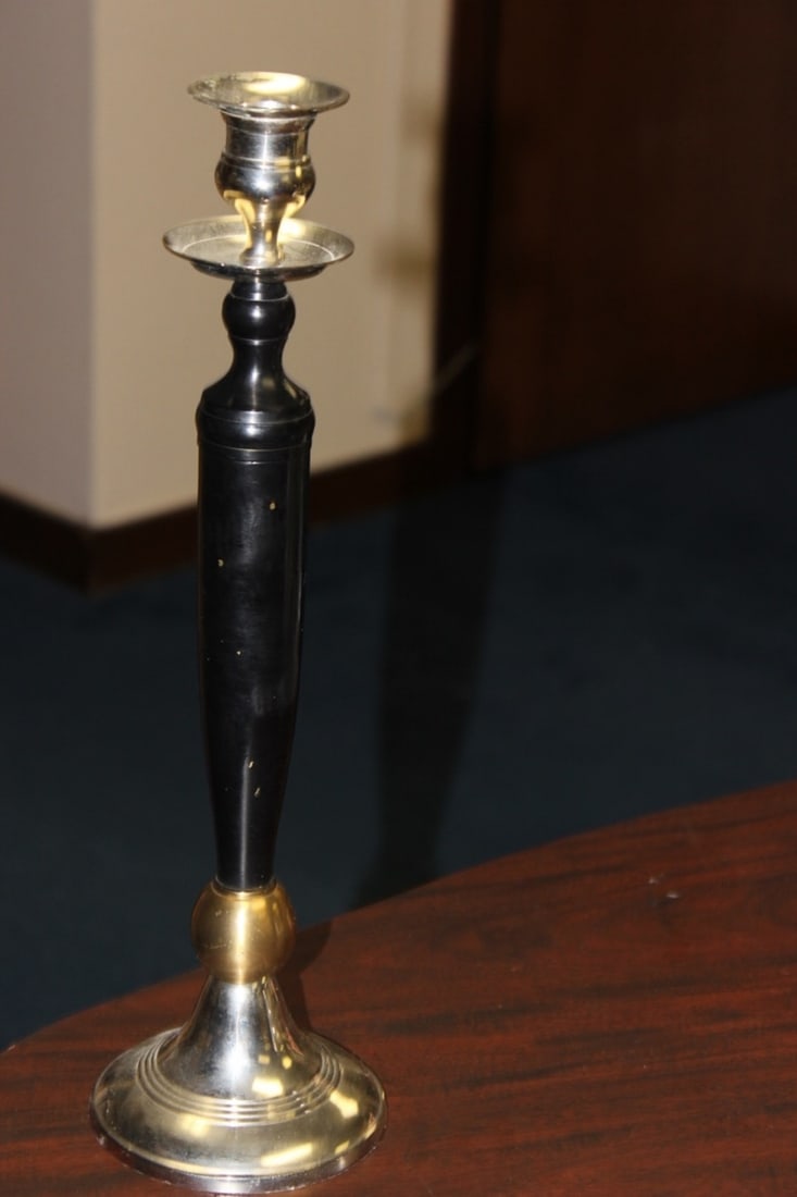 A Metal Candle Stick - 3