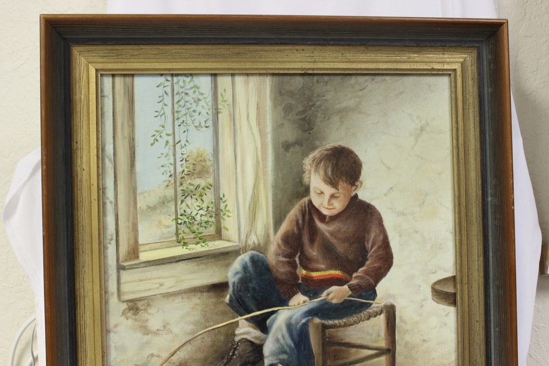 An Oil on Canvas - 2