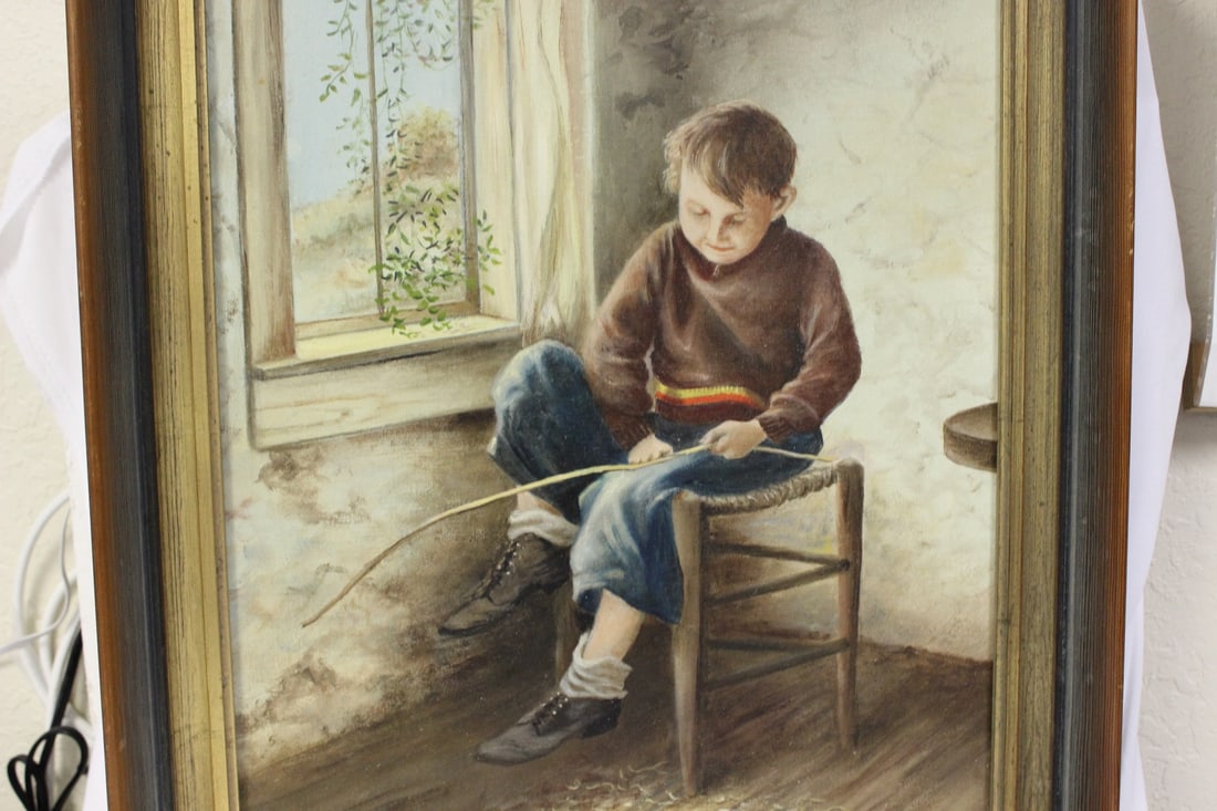 An Oil on Canvas - 3