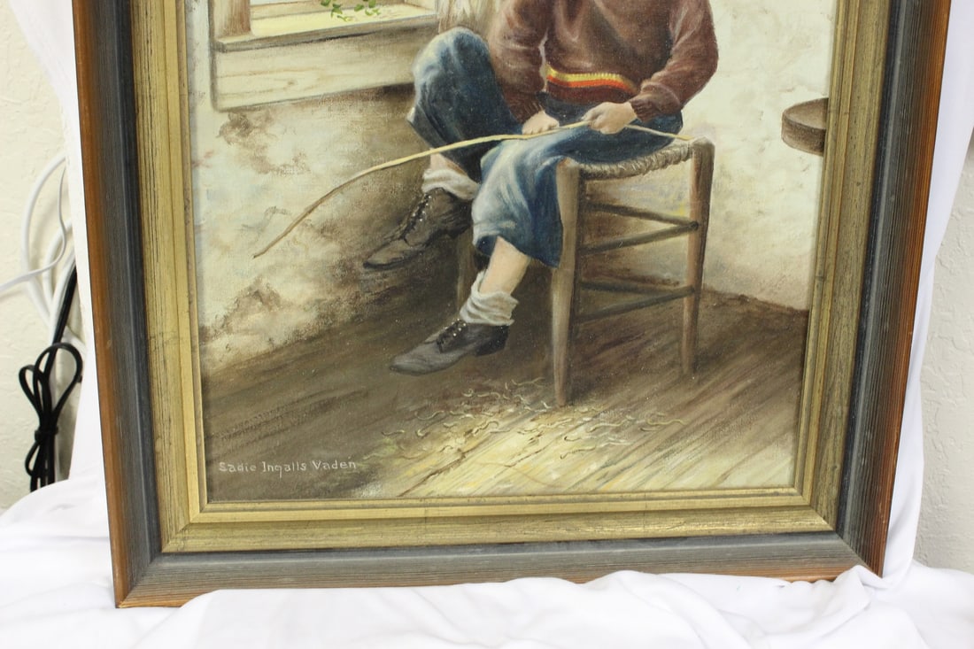 An Oil on Canvas - 4
