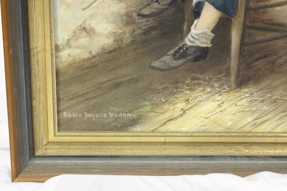 An Oil on Canvas - 5