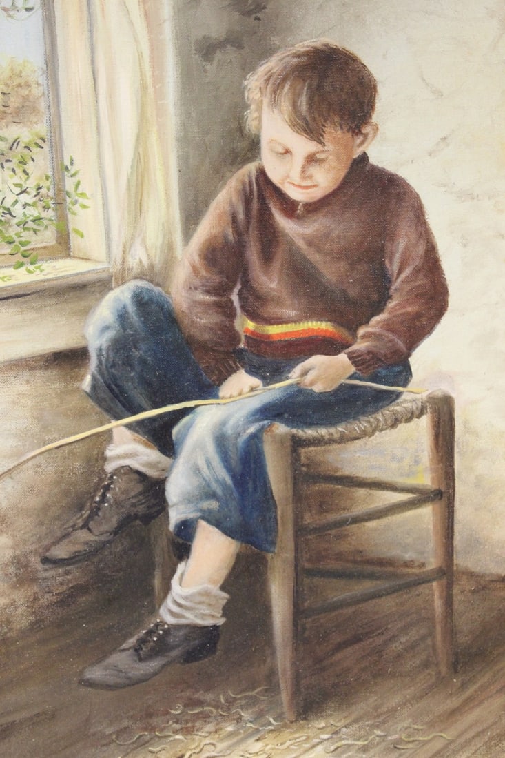 An Oil on Canvas - 6
